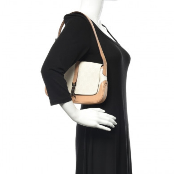 ☆SOLD☆ Gucci Monogram Small Jackie O Hobo - Picture 9 of 10